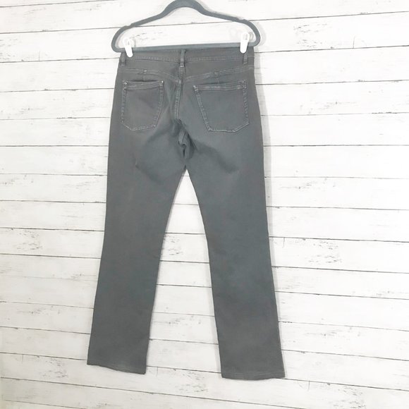 Elie Tahari Adena Straight Grey Classic Fit Jean 6 - Picture 4 of 5